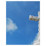 Cross in clouds and blue sky flyers