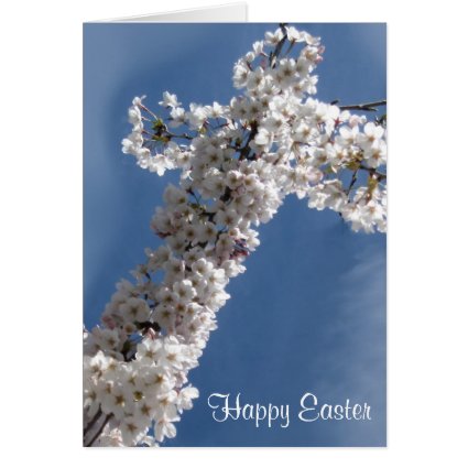 Cross in the Sky Happy Easter Greeting Cards