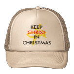 cross, KEEP, CHRIST, IN, CHRISTMAS Hat