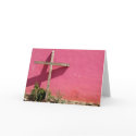 cross leaning on pink wall cards by camerabag cross leaning on pink wall cards