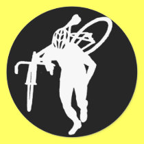 Cross Man Sticker stickers
