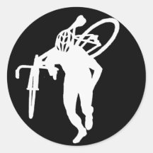 Cross Man Sticker