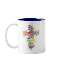 Cross Mug - Iris