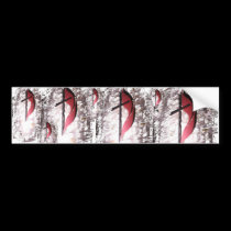 Cross Never Fall from Broken Wall Bumper Sticker bumper stickers