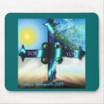 cross number 2 mousepads