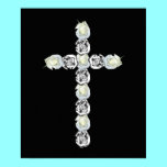 Cross of Silver and White Roses posters