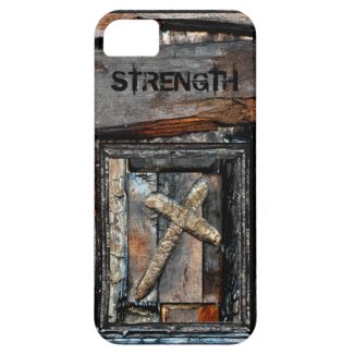 Cross of Strength iPhone 5 Covers