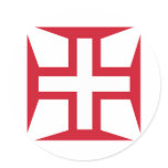 Cross of the Order of Christ stickers