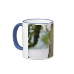 Cross on wood mugs