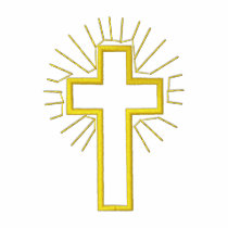 Cross Outline embroidered shirts by ZazzleEmbroidery Cross Outline embroidered shirts