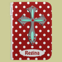 Cross & Polka Dots Kindle Case caseable cases