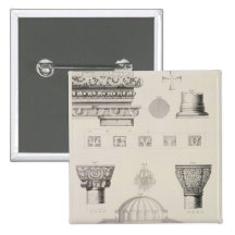 Cross section and architectural details of Kutciuk Pinback Button