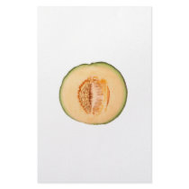 Cross section of a rockmelon custom stationery