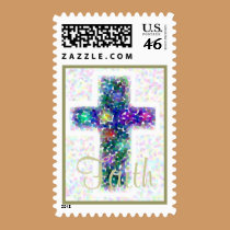 Cross - Size Medium postage by Perlyyyy Cross - Size Medium postage