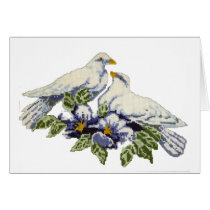 Cross Stitch Doves cards by bpmcwill Cross Stitch Doves cards