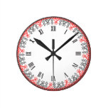 Cross-stitch wall clocks