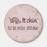 Cross Stitching Magnet