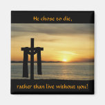 Cross sunset magnets