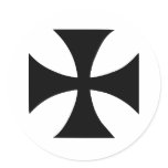 Cross Templar Stickers