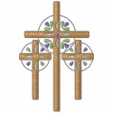 Cross Trio embroidered shirts