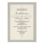 Cross Watermark Religious Invitation