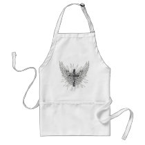 Cross ~ Winged Christian Christianity Gothic Apron