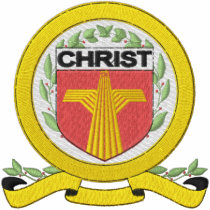 Cross With Crest embroidered shirts