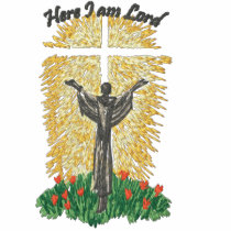 Cross With Heavenly Glow embroidered shirts