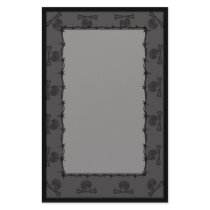 crossbone grey stationery