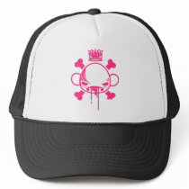 hardstyle, hardcore, old, skool, t-shirts, tshirts, deejay, club, wear, rave, smiley, merchandise, dance, defqon, qlimax, party, headhunterz, zany, showtek, hard, bass, jump, style, music, gas, mask, gabba, gabber, Trucker Hat with custom graphic design