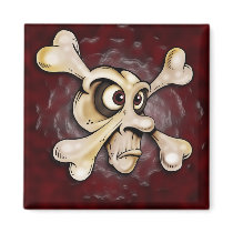 Crossbone Magnet by givengraphics Crossbone Magnet