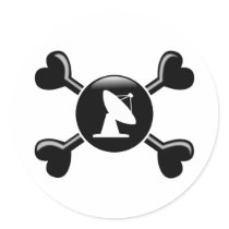 Crossbones Astrophysics stickers