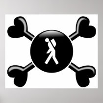 Crossbones Backpacking Print