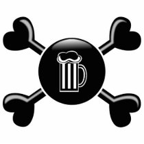 Crossbones Beer photo sculptures by busybees Crossbones Beer photo sculptures
