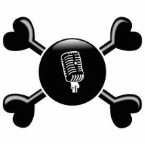 Crossbones Broadcasting photo sculptures