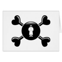 Crossbones Cosplay Greeting Cards