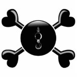 Crossbones Cranes Photo Cutout