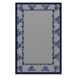 crossbones dutch blue custom stationery