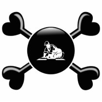 Crossbones Flooring photo sculptures