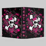 Crossbones Girly Skull binders