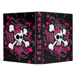 Crossbones Girly Skull Binders