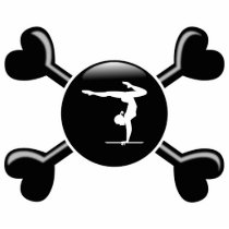 Crossbones Gymnastics photo sculptures by busybees Crossbones Gymnastics photo sculptures