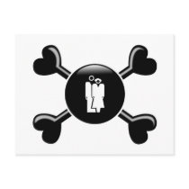 Crossbones Human Resources postcards