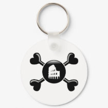 Crossbones Latin keychains