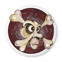 Crossbones Magnet by givengraphics Crossbones Magnet