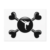 Crossbones Martial Arts postcards