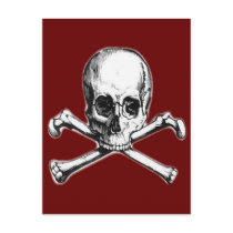 Crossbones Postcard
