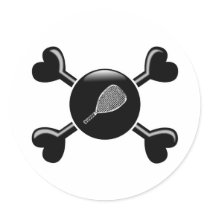 Crossbones Racquetball stickers