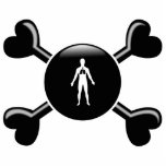 Crossbones Respiratory Therapy Photo Cut Out