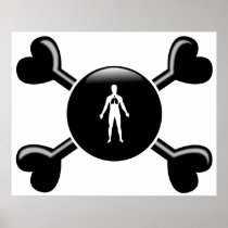 Crossbones Respiratory Therapy Print
